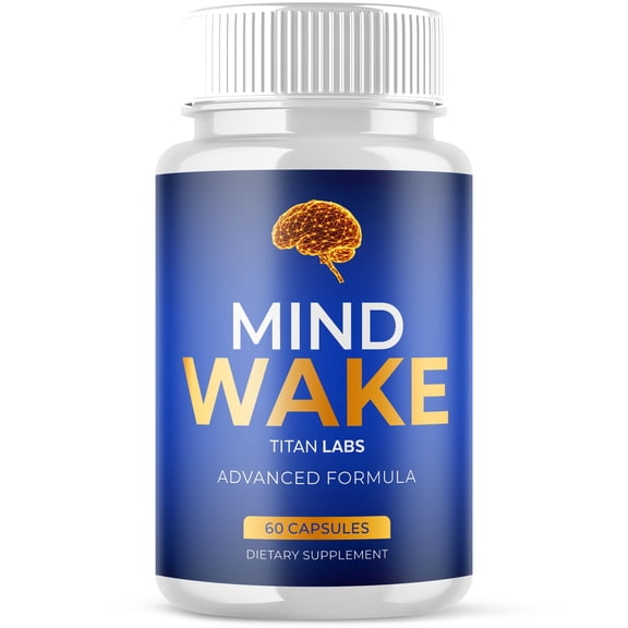 Mind Wake Advanced Brain Support Formula Supplement MindWake 60 Capsules