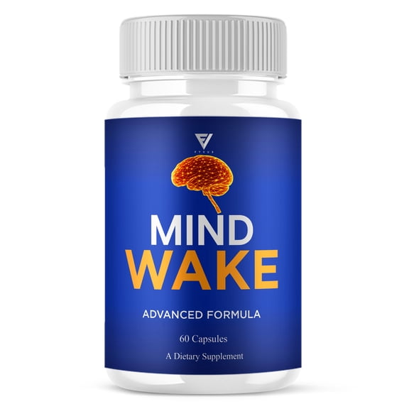 Mind Wake Brain Support, MindWake Nootropic Supplement (60 Capsules)