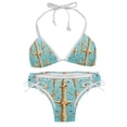 thumbnail image 1 of Mind car Detachable Sponge Adjustable Strap Bikini Set - Two-Pack for Versatile Swim Suit Looks, 1 of 6