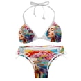 thumbnail image 1 of Mind car Two-Pack Bikini Set with Detachable Sponge and Adjustable Strap, for Beach and Swimming Suit Scenes, 1 of 6