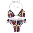 thumbnail image 1 of Mind car Women's Swim Suit Bikini Set with Detachable Sponge and Adjustable Strap, Two-Pack, Ideal for Beach and Pool, One-Piece Swimsuits Included, 1 of 1