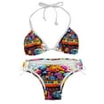 thumbnail image 1 of Mind car Women's Swimsuit Bikini Set, Detachable Sponge, Adjustable Strap, 2-Pack, Swim Suits, 1 of 6