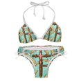 thumbnail image 1 of Mind car Women's Swimsuit Bikini Set with Detachable Sponge, Adjustable Strap, Two-Pack - Ideal for Beach, Pool, Swim Parties, 1 of 6