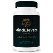 MindElevate Pills   Daily Formula with a Natural Blend to Help Maintain Focus, Memory & Concentration | Clean, Gentle, Easy-to-Swallow Capsules for Everyday Sharpness 60 Capsules