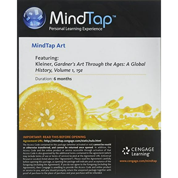 MindTap Art, 1 term (6 months) Printed Access Card for Gardner's Art through the Ages: A Global History, Volume I, 15th
