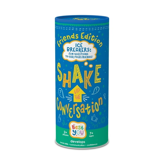 MindWare Best You Shake Up The Conversation Friends Edition, Includes 50 Colorful Question Sticks with Thought-Provoking Talking Points