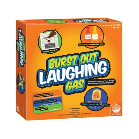 MindWare Burst Out Laughing Gas Family Game Night Favorite, Card Games for Teens & Adults