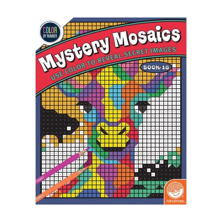 MindWare Pixel Art Challenge Mosaic Coloring Puzzle for Kids, Ages 6 & Up