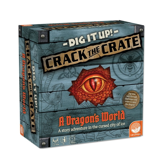 MindWare Dig It Up! Crack the Crate - A Story Adventure in the Cursed City of Ice for Kids - 1 or More Players - Ages 8+