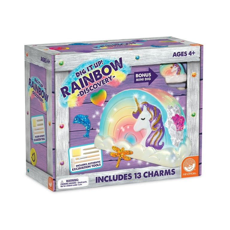 MindWare Dig It Up! Rainbow Shaped Discovery for Girls, Kit