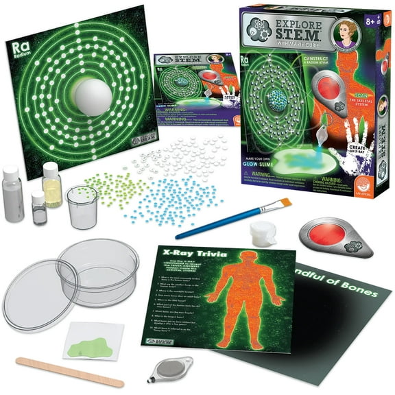 MindWare Explore S.T.E.M. with Marie Curie Science Kit, STEM Projects for Kids Ages 8 & Up