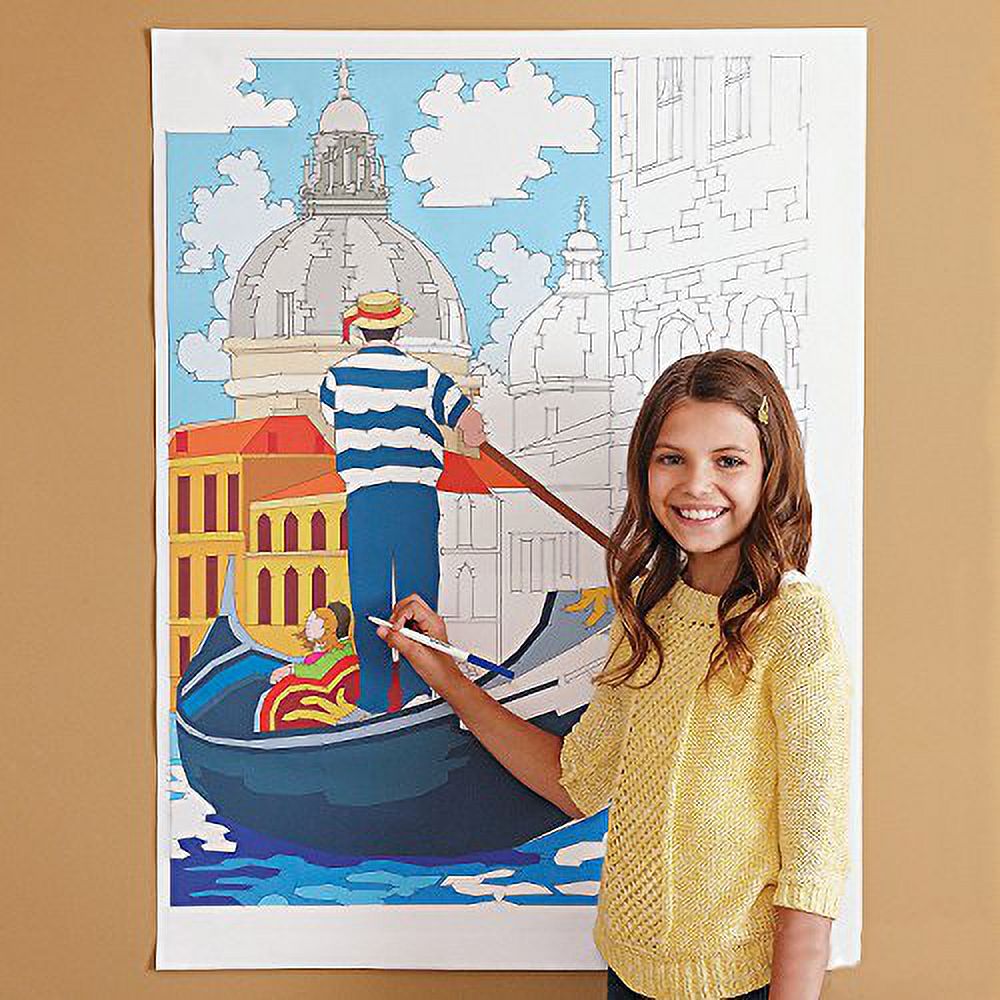 MindWare - Extreme Dot to Dot Famous Destination 7-Piece Poster Set - 5 ...