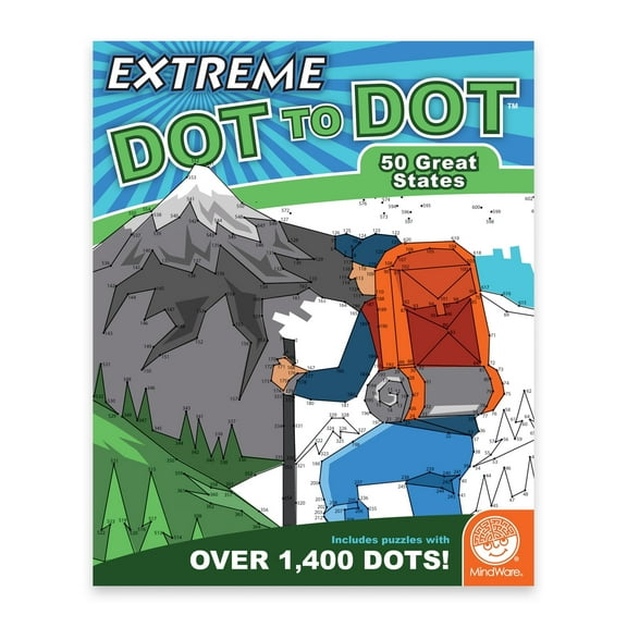 MindWare Extreme Dot to Dot: 50 Great States, Ages 8 & up
