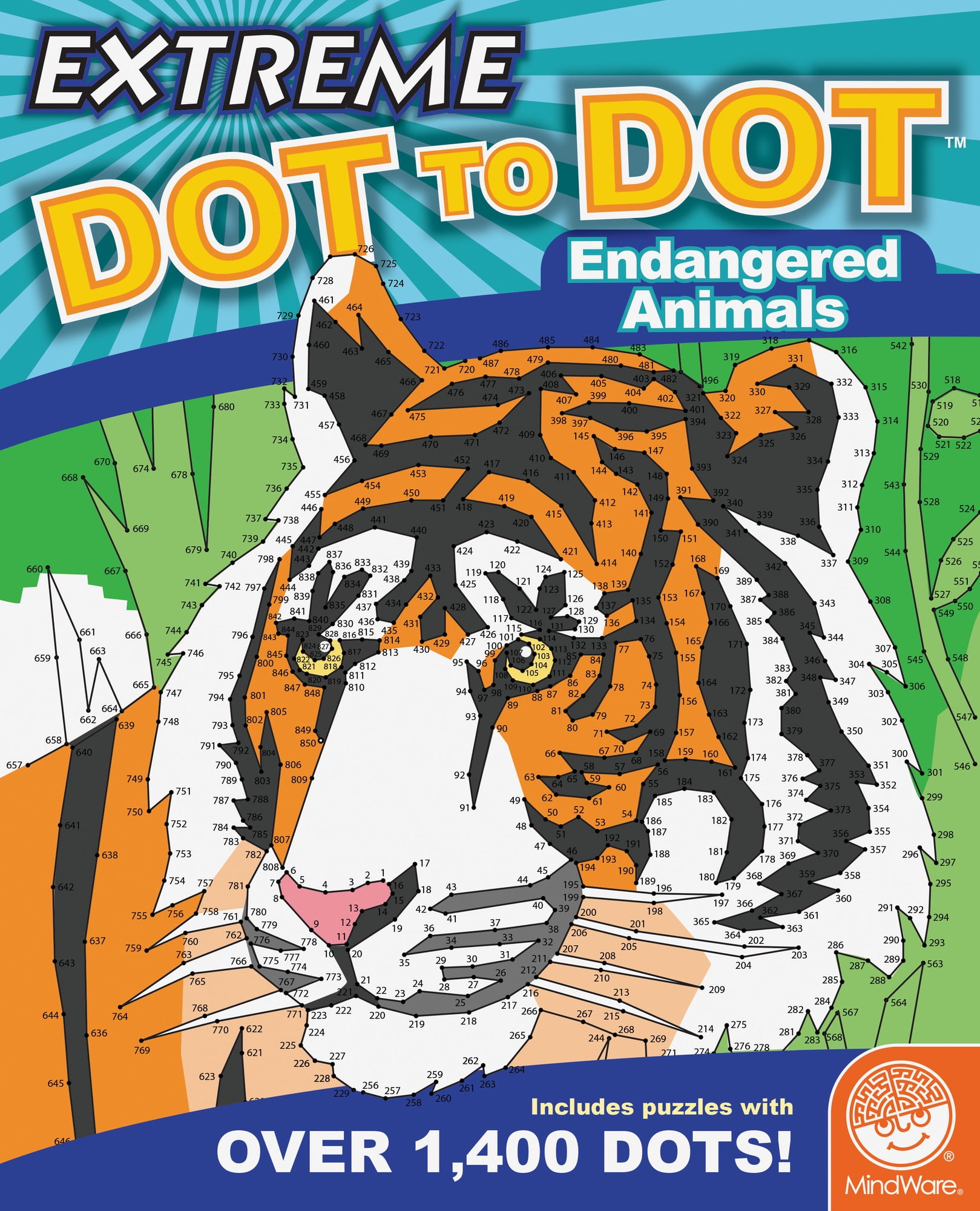  MindWare World of Dots: Dogs Puzzle Coloring Book : Toys & Games