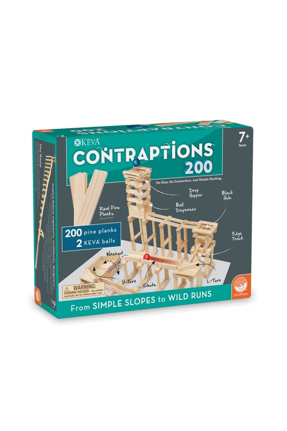 KEVA Contraptions: A Massive 200-Piece Plank Set for Endless Creative Building