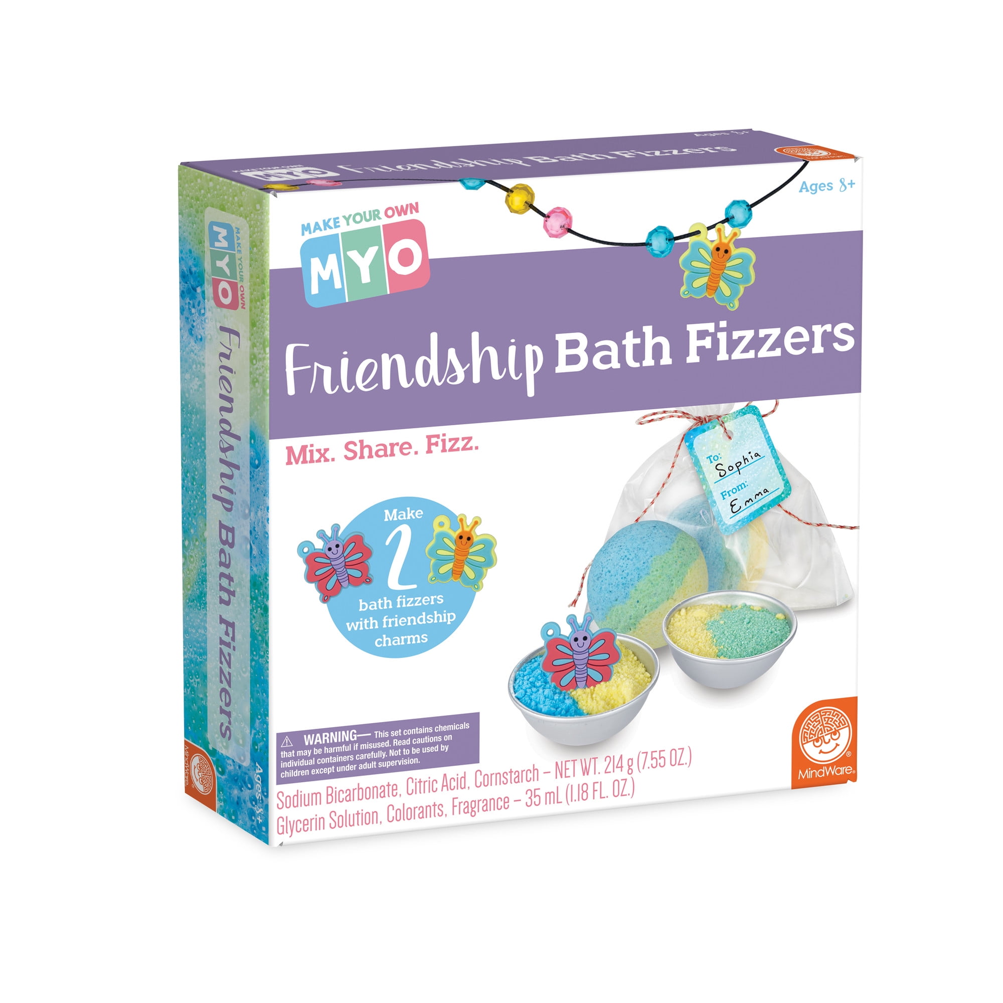 Best Friends Handmade Box - 8Pc Friendship Spa Set