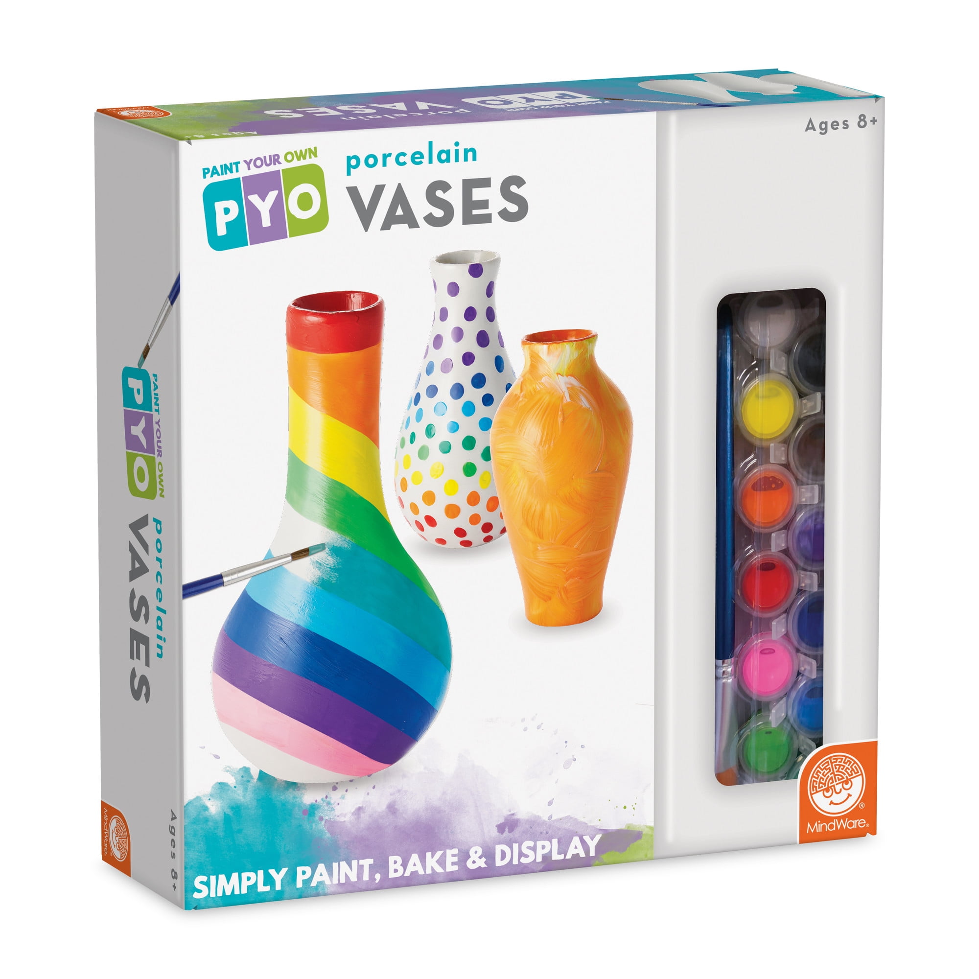 DIY Multicolor Porcelain Vase Painting Kit for Kids