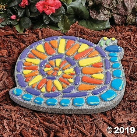 MindWare Paint Your Own Snail Stepping Stone Craft For Kids