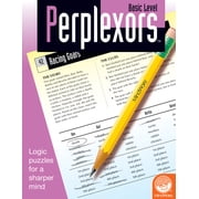 MindWare Perplexors Basic Level, 48 Full-Page Brainteasers With Solutions, Ages 8 and Up