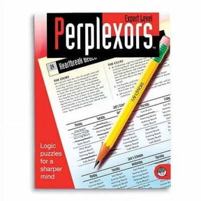 MindWare Perplexors: Expert Level, Logic Puzzles for a Sharper Mind, Ages 14 & up