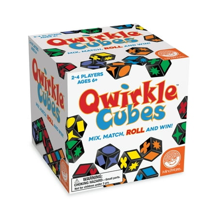 MindWare Qwirkle Cubes Game: An Exciting Strategy Challenge for 2 to 4 Players Featuring Endless Fun and Colorful Combinations