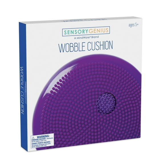 MindWare Sensory Genius Wobble Cushion,13, Purple