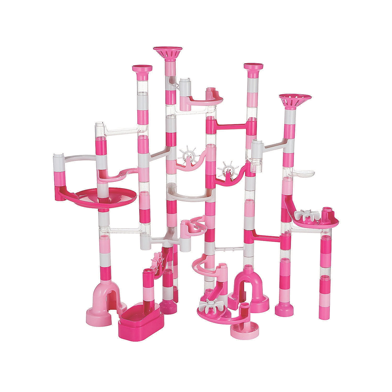 MindWare Sparkle Marble Run: 103 Piece Set, Mid Sized Marble
