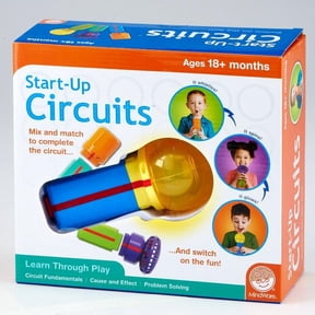 MindWare Start-Up Circuits, 3 Switch Blocks, 3 Action Tops, Ages 18mths to 4 years
