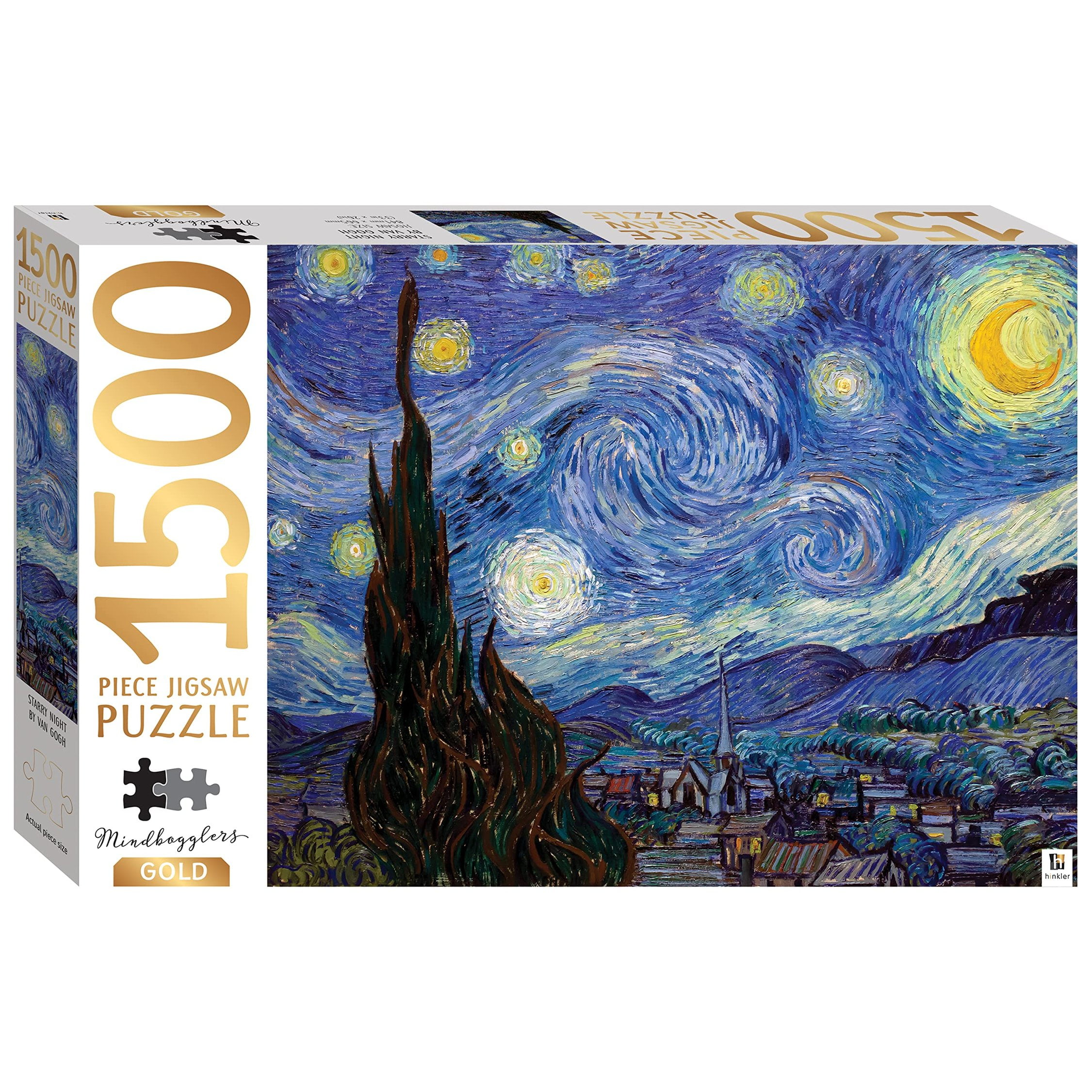 GOLDEN GOTHIC FOIL JIGSAW PUZZLE　ジグソーパズル Merry Moonlight Skaters 500 Piece Foil Jigsaw Puzzle | Galison