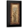 thumbnail image 1 of Mindeli 8x14 Black Modern Framed Museum Art Print Titled - Paperwhites II, 1 of 5