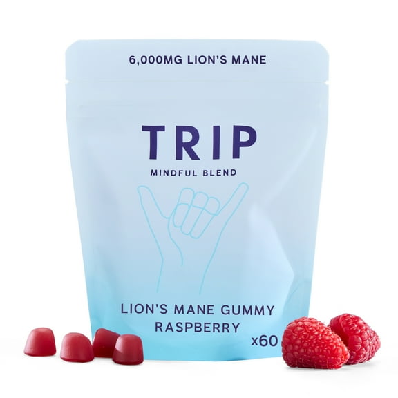 Mindful Blend Lion's Mane Gummies Raspberry Flavor