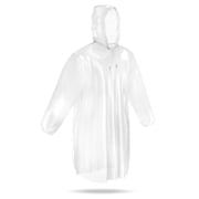 Mindful Design Disposable Rain Poncho 4 pk Clear 4pk 4pk, Clear
