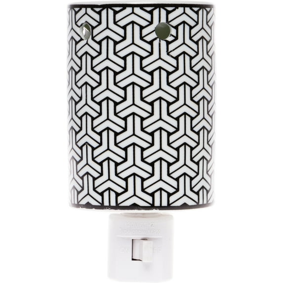 Mindful Design - Novelty Plug -In Fragrance Wax Warmer- Geometric Cylinder