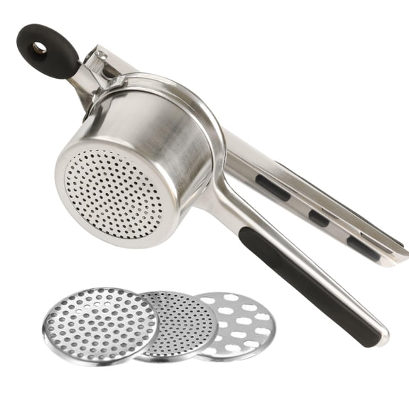 Mindful Design Potato Ricer - Heavy Duty Stainless Steel - 15 oz