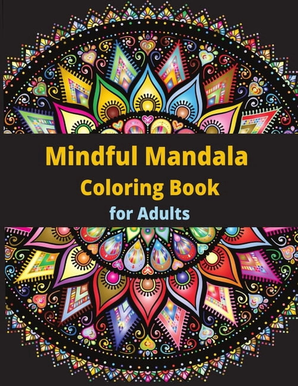 Mindful Mandala Coloring Book: For Adults [Book], image size:1002x1296