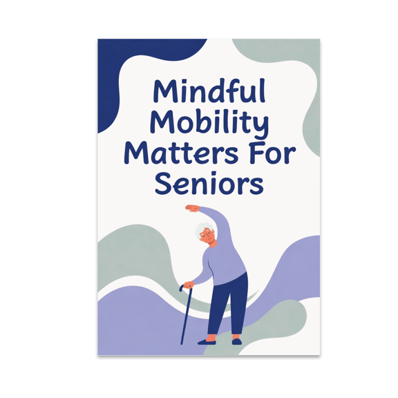 Mindful Mobility Matters For Seniors - Senior Wellness Advocate - 13x19 Poster Print