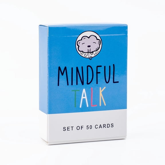 Mindful Talk Board Game 50 Cards Ice Breaker Social Gathering Closer Friends Funny and Meaningful Party Game
