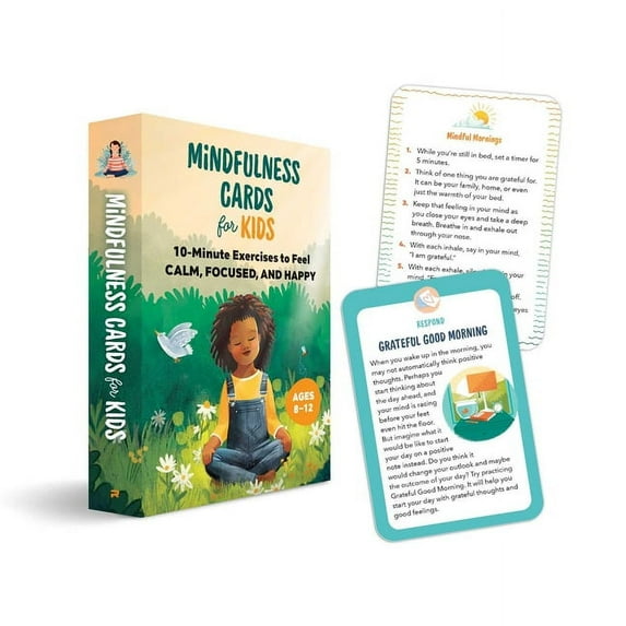 Mindfulness Cards for Kids : 10-Minute Exercises to Feel Calm, Focused, and Happy (Cards)