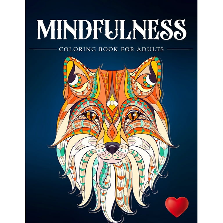 Midnight Meditation Coloring Book: Adults Coloring Book for