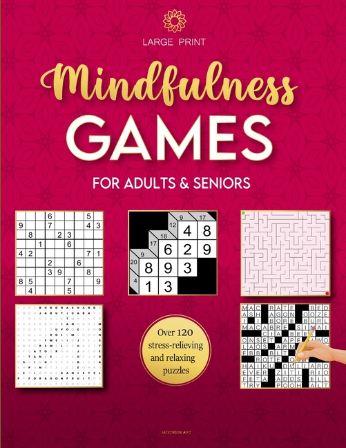 Mindfulness Games Activity Book: Variety Activity Puzzle Book for ...