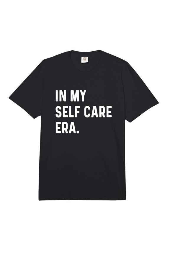 Mindfulness Healing Therapy Black Comfort Colors mature Heavyweight T-Shirt for Self Care Era