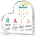 thumbnail image 1 of Mindfulness Technique Heart Shaped Acrylic Plaque 3.9X3.9 Inch Mental Health Rain Method Anxiety Coping Strategies Decor for School Counselor Teacher Therapist Parents Office Home, 1 of 4