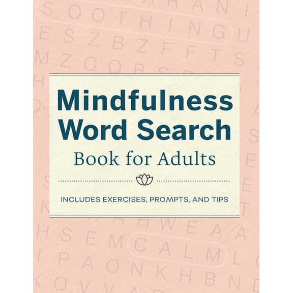 Mindfulness Word Search Book for Adults, (Paperback)