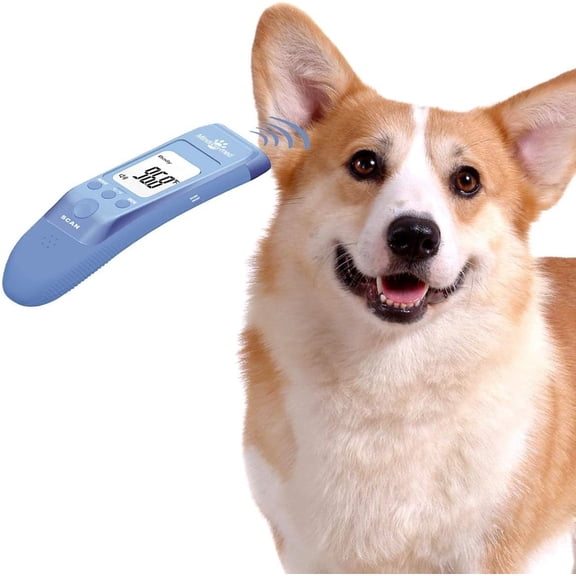 Mindpet-med Non-Contact Pet Thermometer for Dogs, Classic, Fast Clinical, 3 Modes (Body, Object Surface, Room), Body Modes Accurately Measure Pet Ear Temperature, Muteable C/F Switchable