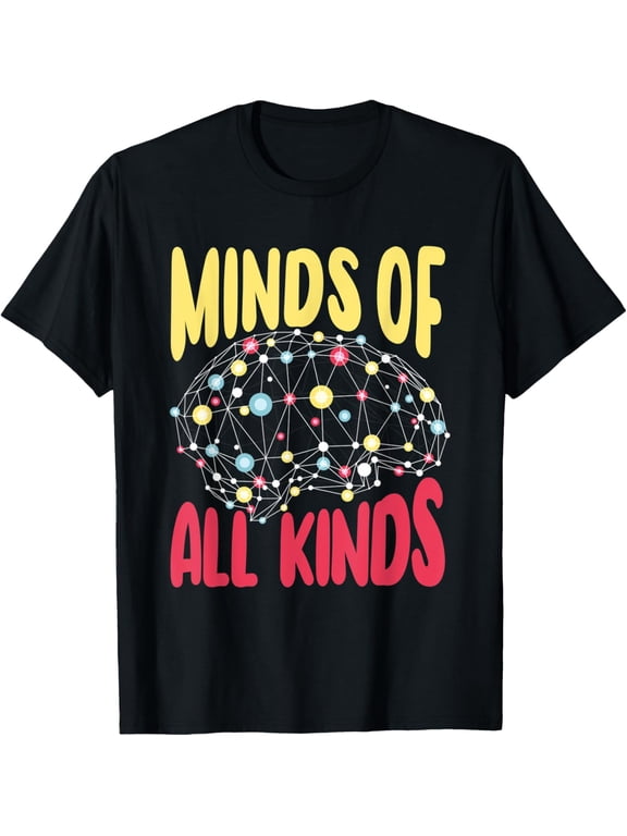 Minds Of All Kinds Psychologist Therapist LPA LPC MFT T-Shirt