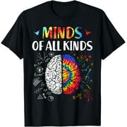 Minds of all kinds Neurodiversity Autism Awareness ADHD ASD T-Shirt