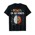 thumbnail image 1 of Minds of all kinds Neurodiversity Autism Awareness ADHD ASD T-Shirt, 1 of 5