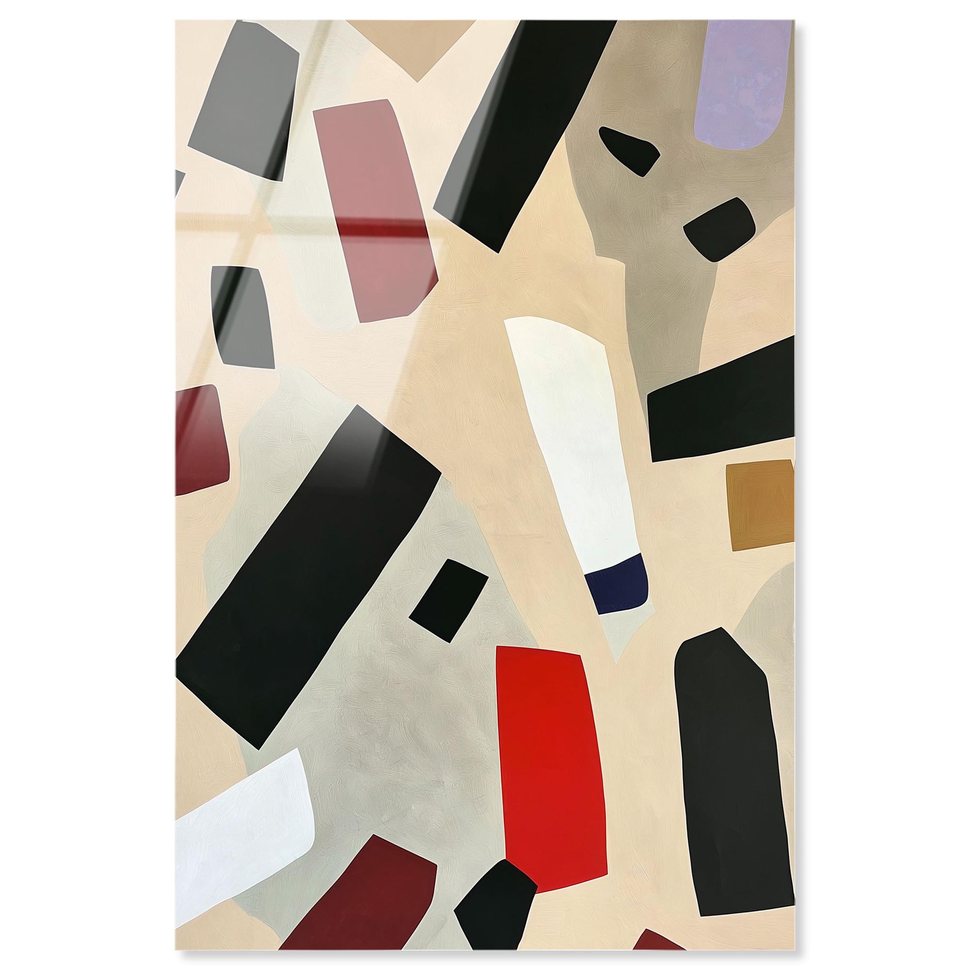 Mindscape Mosaic III Acrylic Modern Abstract by Art Remedy, Ready to ...