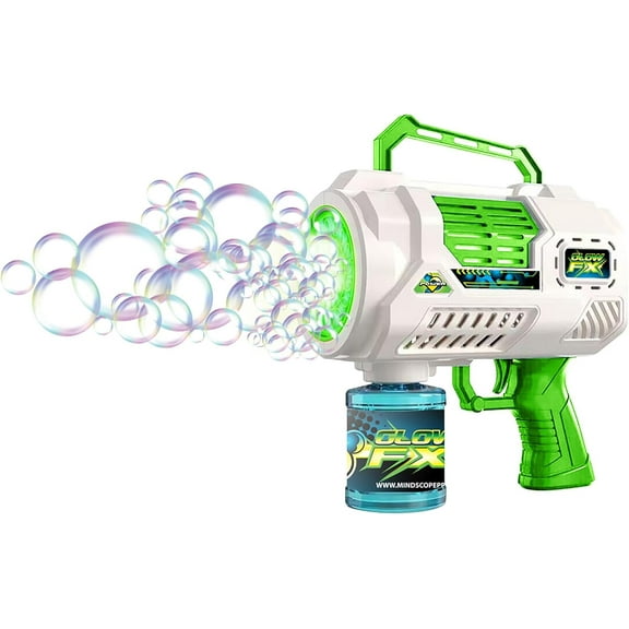 Mindscope Bubble Blaster with LED Lights and 70 Bubble Jets That Blasts Bubbles