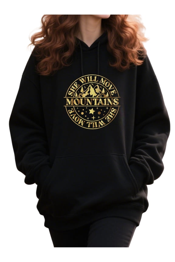 Mindset Motivational Hoodie for Men Women, Inspirational Pullover Hooded Sweatshirt, Cozy Cotton Poly Blend, Positive Casual Outfit
